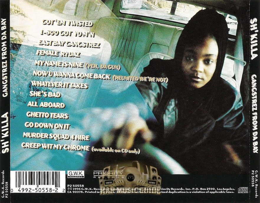 Sh'Killa - Gangstrez From Da Bay: 1st Press. CD | Rap Music Guide