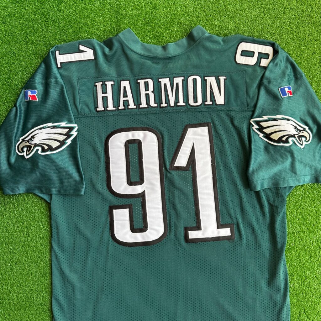 90's Andy Harmon Philadelphia Eagles Authentic Russell NFL Jersey