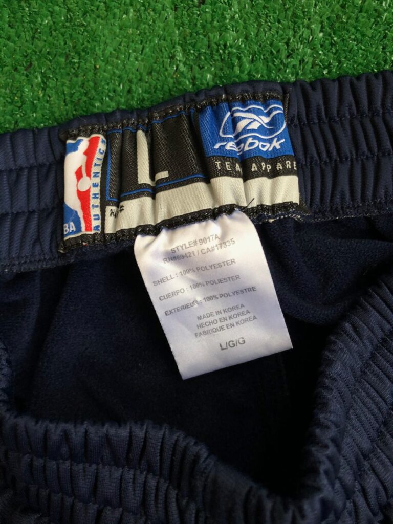 00's New Jersey Nets Authentic Reebok NBA Warm Up Pants Size Large