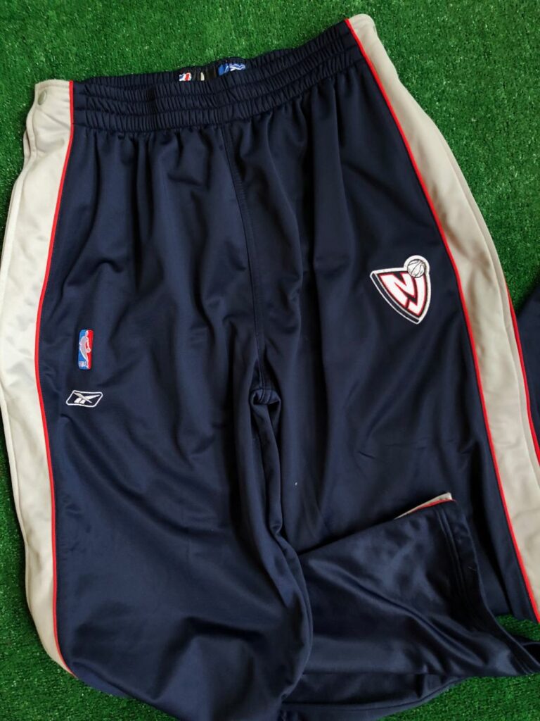 00's New Jersey Nets Authentic Reebok NBA Warm Up Pants Size Large