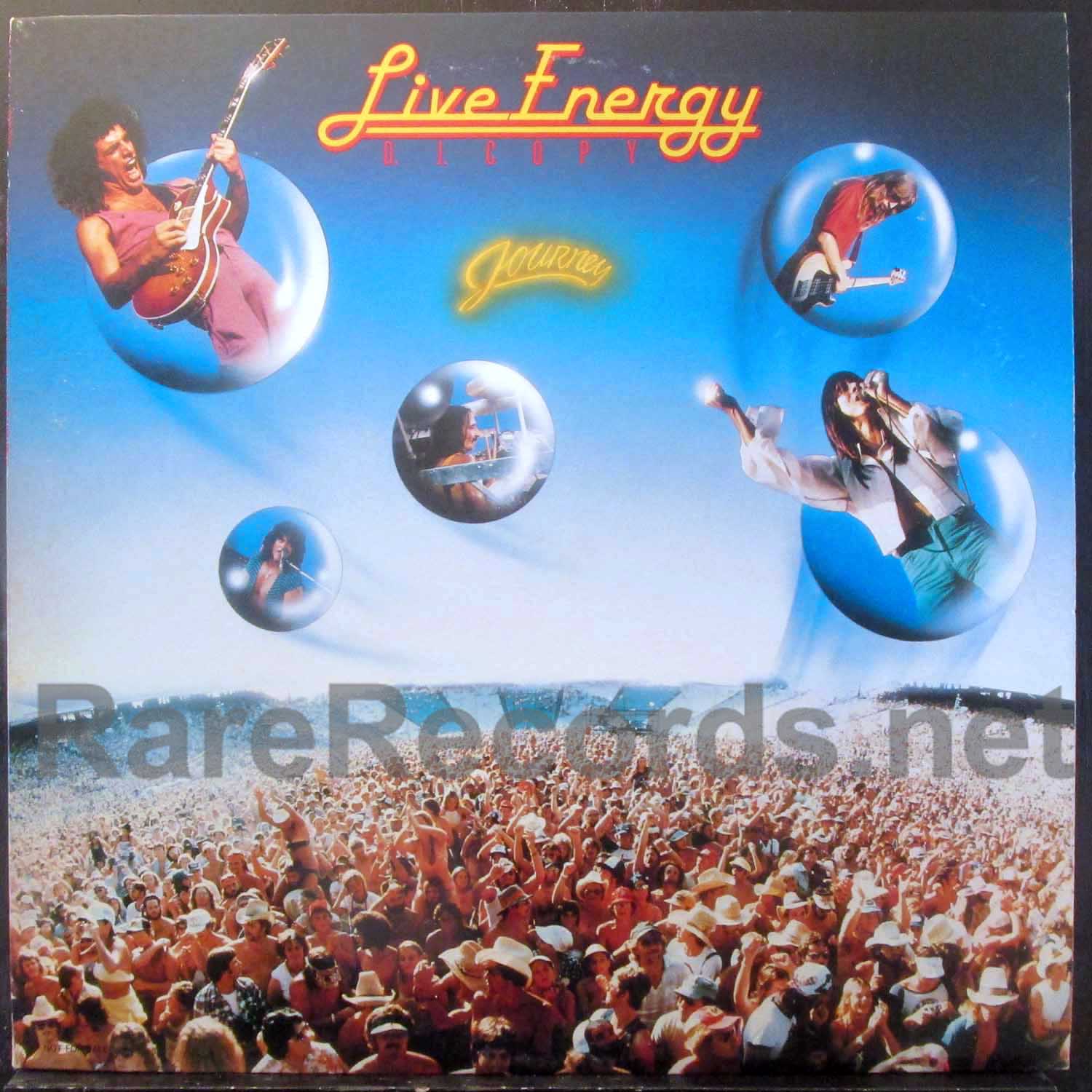 Journey – Live Energy D.J. Copy Japan promo-only live LP