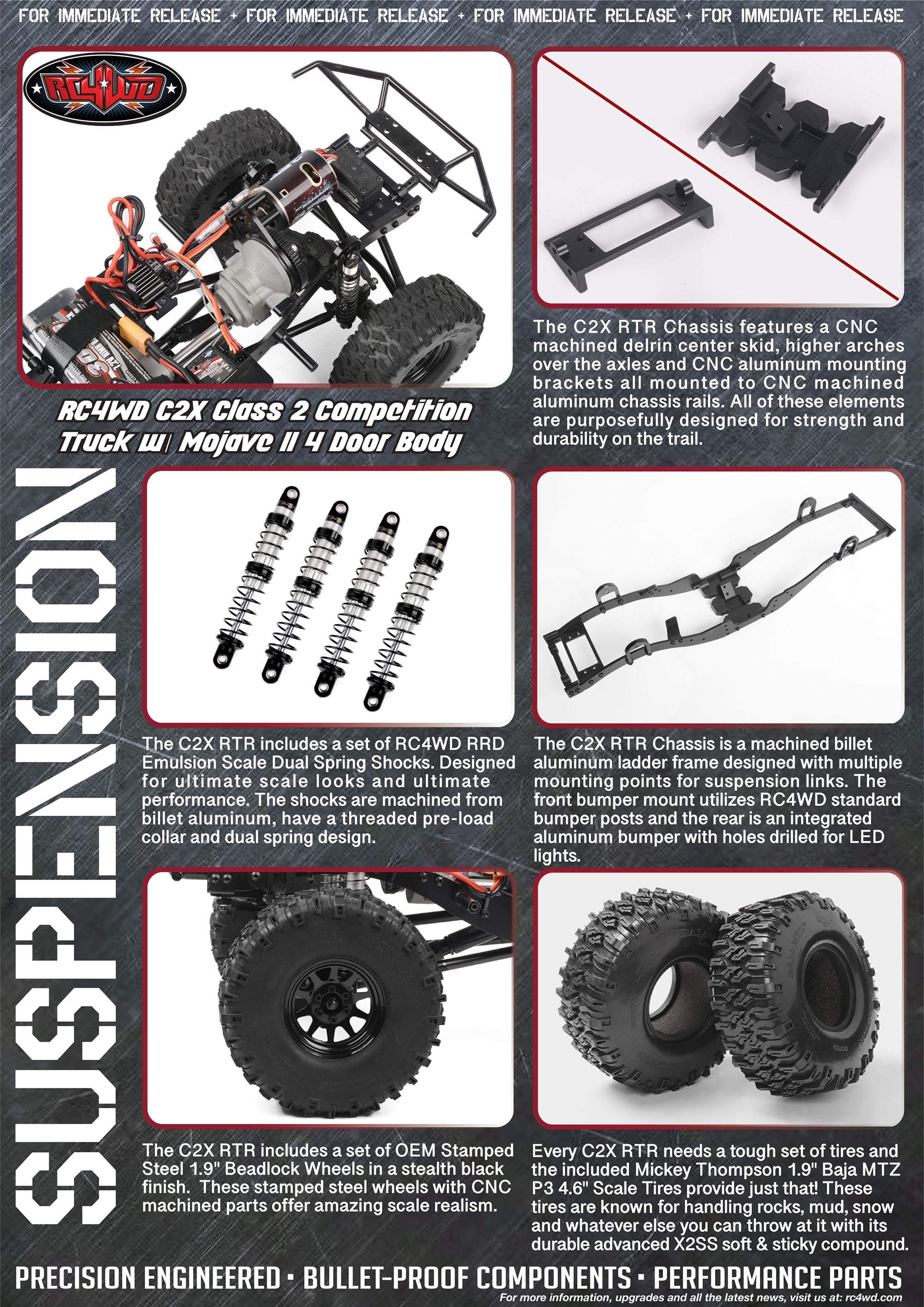 RC4WD C2X Class 2 Competition Truck w/ Mojave II 4 Door Body