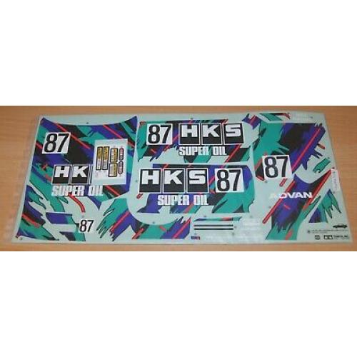Tamiya - 1/10 Skyline GT-R HKS Sticker Set (58140) - 9805495 - RCNZ