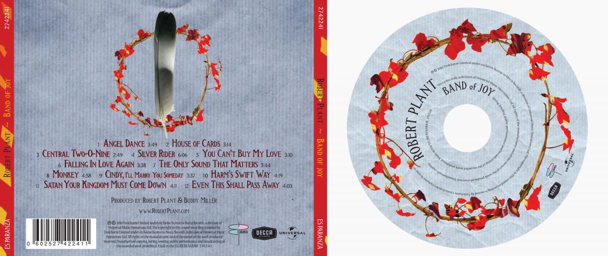 Robert Plant – Band of Joy – RICHARD EVANS