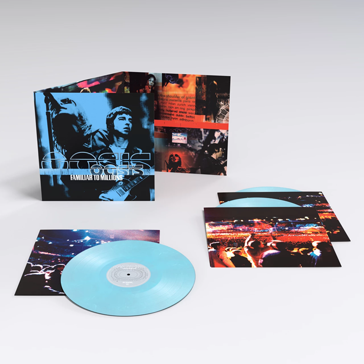 Oasis – Familiar to Millions (Ltd Edn Blue Vinyl 3LP) – RetroCrates