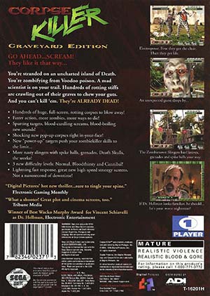 Corpse Killer: Graveyard Edition - Retro Game Cases 🕹️