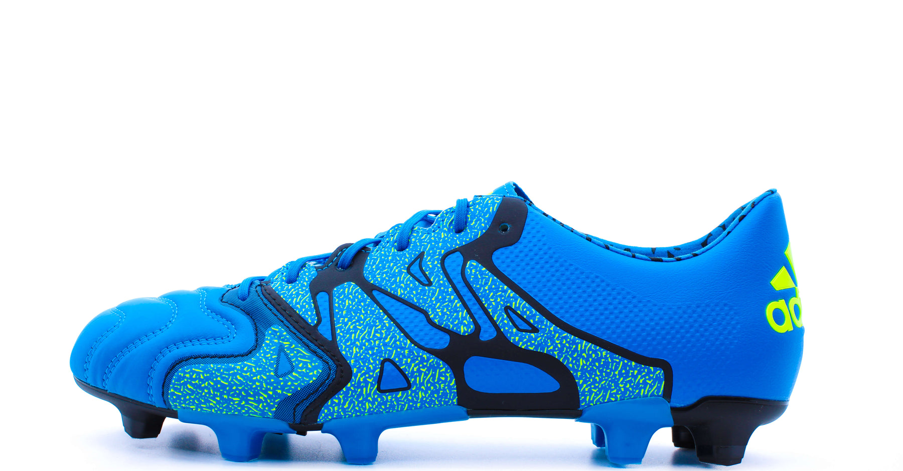 Adidas X 15.1 Leather FG/AG Solar Blue/Solar Yellow/Core Black