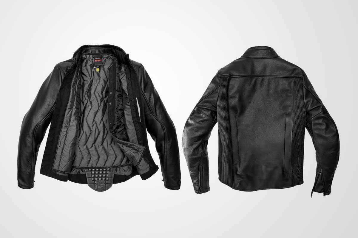 Spidi Premium Leather Motorcycle Jacket - Return of the Cafe Racers