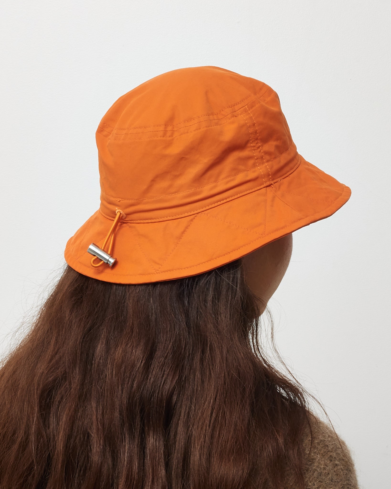 Buy Jacquemus Orange Canvas Logo Le Bob Picchu Bucket Hat - 56/S