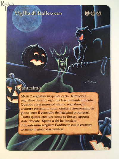 All Hallow's Eve MTG Alter – Revelen's Light Alters