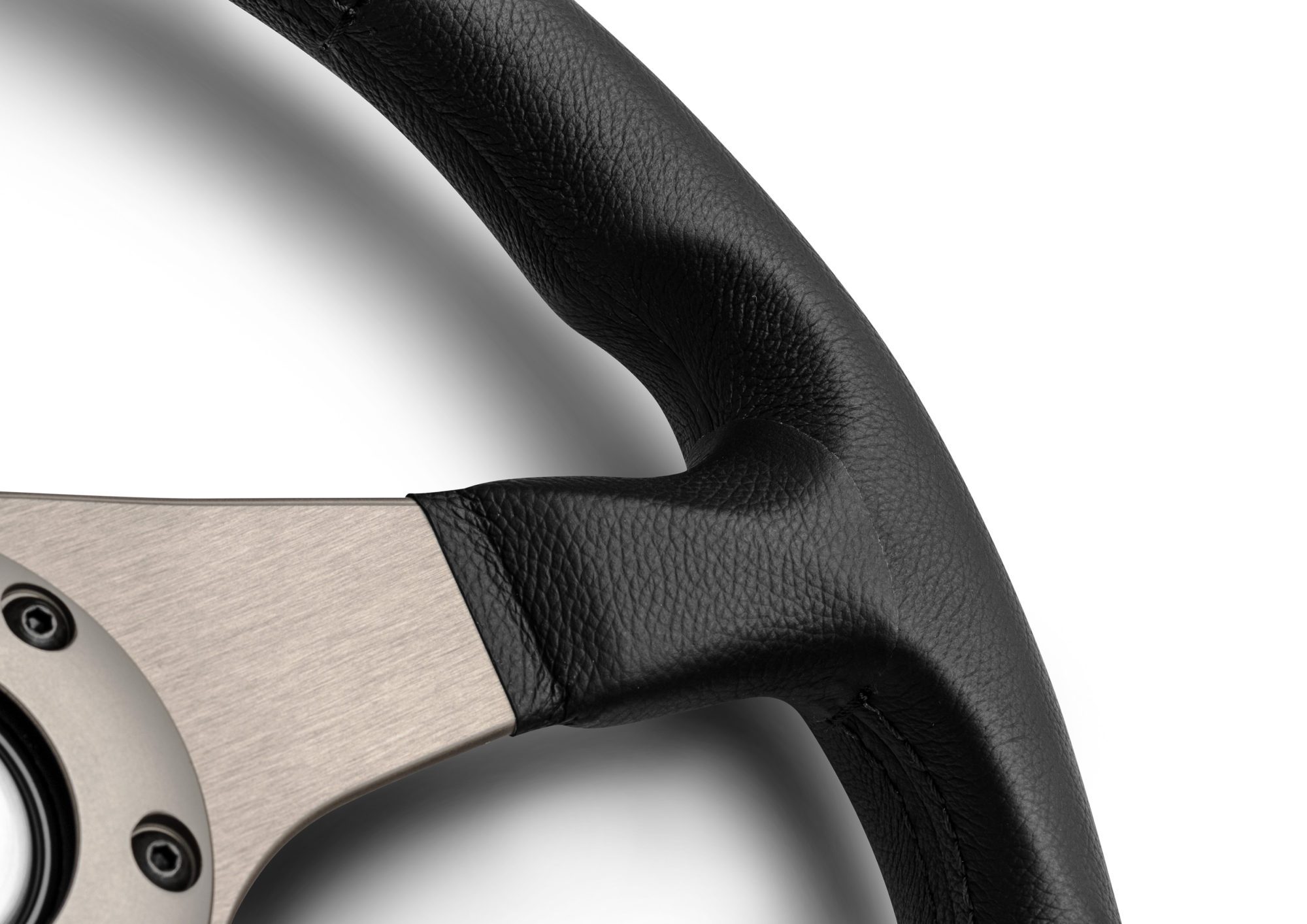 MOMO Tuner Silver 350mm Steering Wheel - Revspeed Automotive