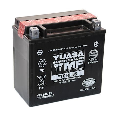 Yuasa Factory Activated AGM High Performance Battery - RevZilla