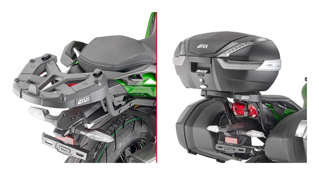 Givi 4123FZ Top Case Rack Kawasaki H2 SX / SE+ 2018-2026 - RevZilla
