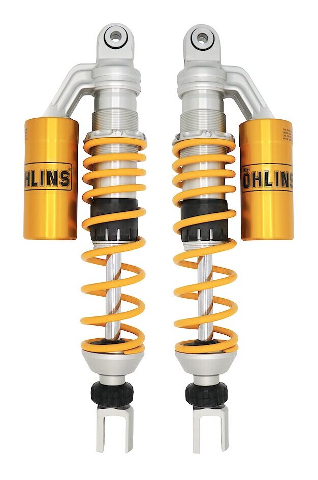 Ohlins STX36 Twin Rear Shocks Honda PCX 2021-2022 - RevZilla