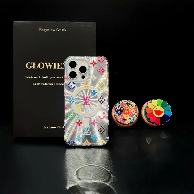 村上隆 ルイヴィトン iphone16ケース magsafe 対応 ケース ブランド