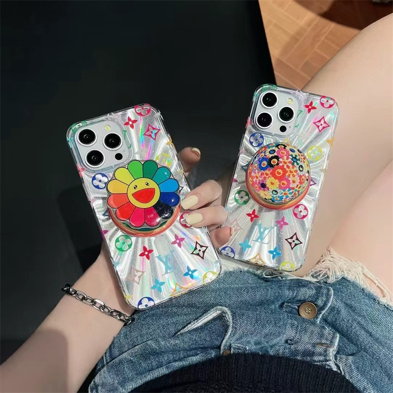 村上隆 ルイヴィトン iphone16ケース magsafe 対応 ケース ブランド