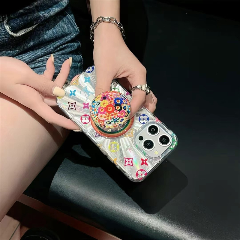 村上隆 ルイヴィトン iphone16ケース magsafe 対応 ケース ブランド