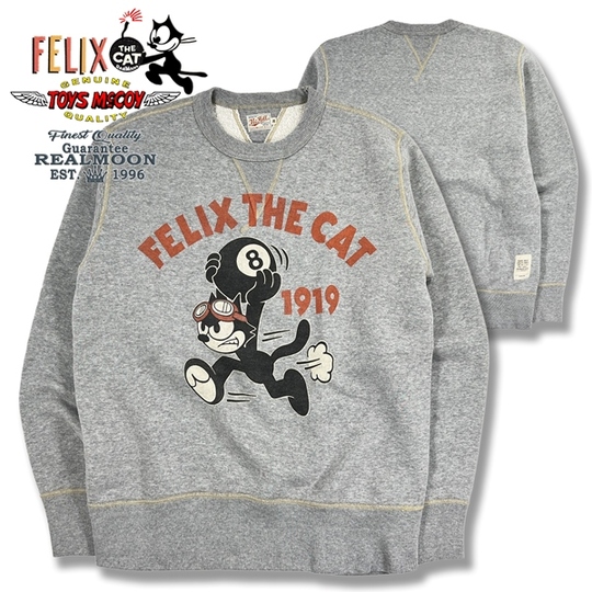 TOYS McCOY × FELIX THE CAT スウェットシャツ No.TMC2448 