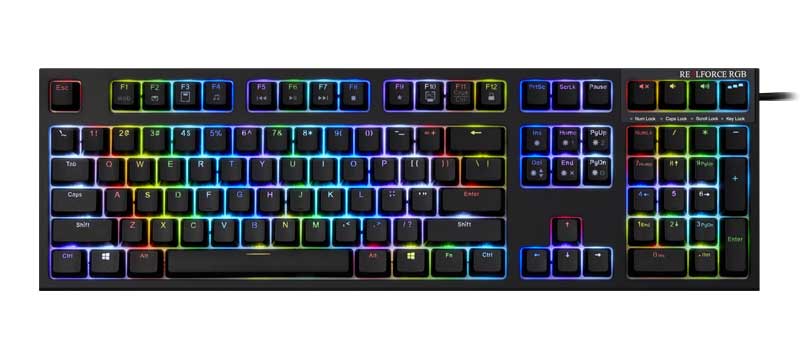 REALFORCE RGB / AEAX01 の製造終了と後継モデル販売のご案内（2021/02