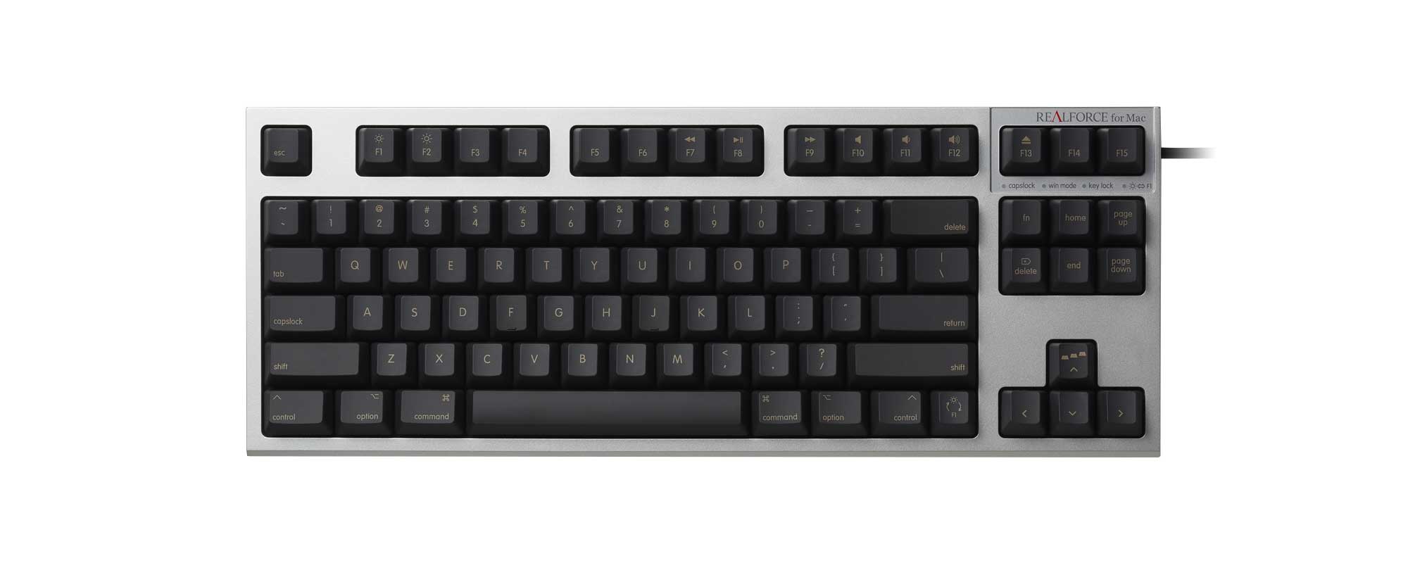 Products - REALFORCE TKL SA for Mac / R2TLSA-US3M-BK | REALFORCE