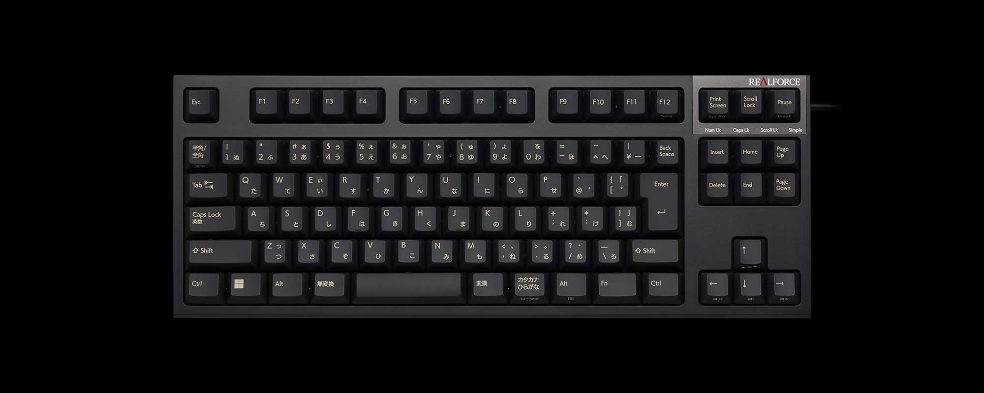 製品 : REALFORCE / R3SC11 | REALFORCE | 日本製プレミアムキーボード