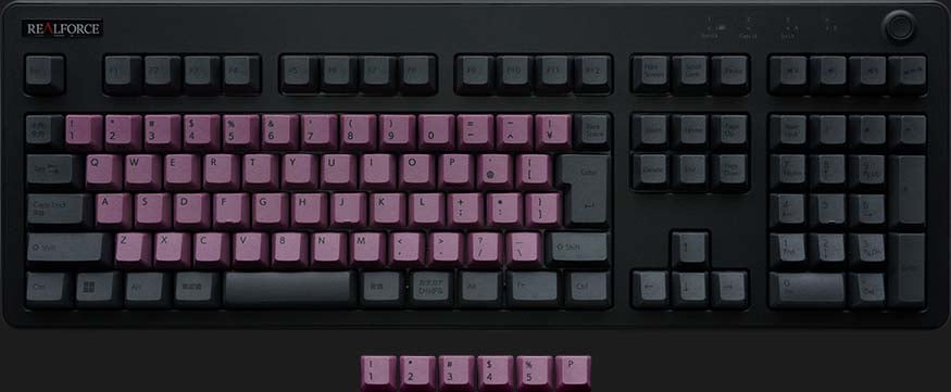 製品 : REALFORCE R3 / R3S カラーキーキャップセット 新色