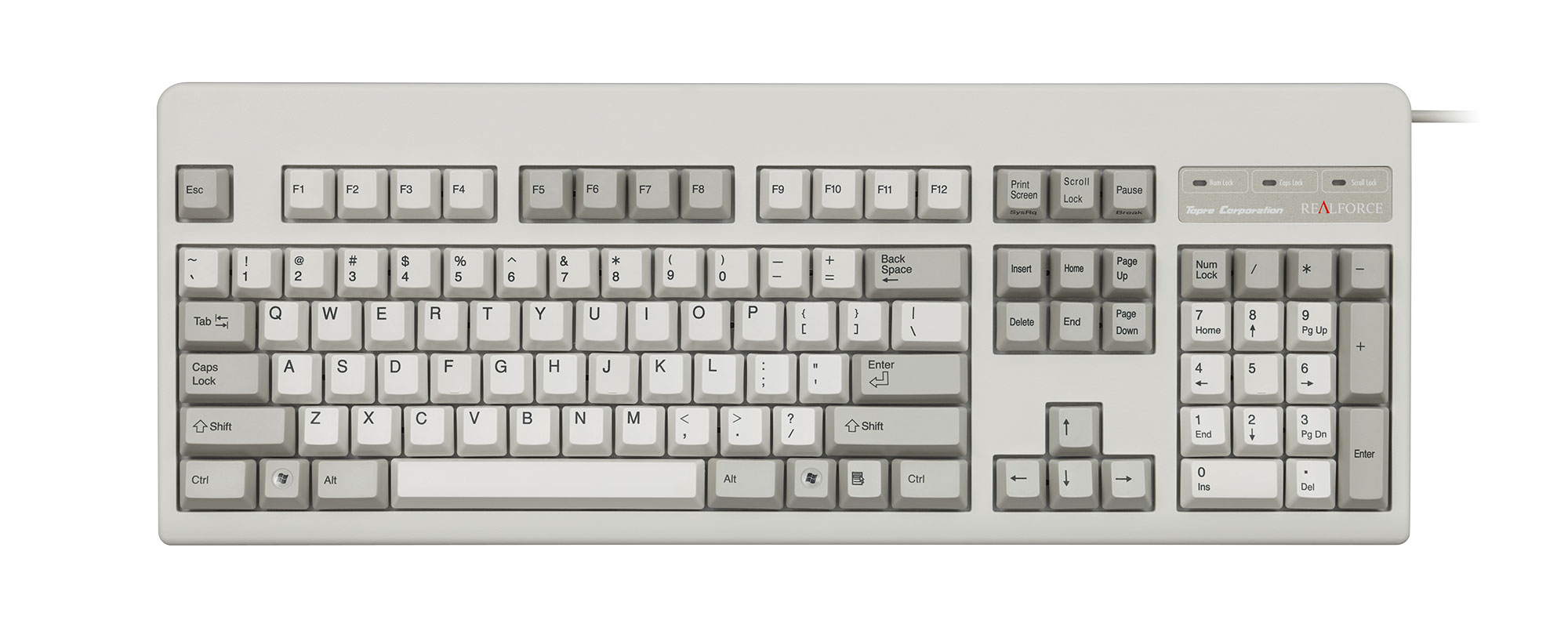 製品 : REALFORCE 104U-S | REALFORCE | 日本製プレミアムキーボードの