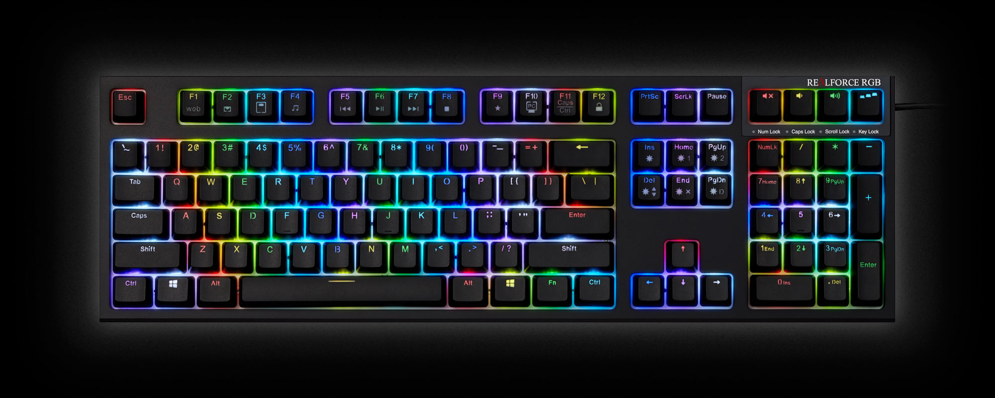 製品 : REALFORCE RGB（英語配列モデル） | REALFORCE | 日本製