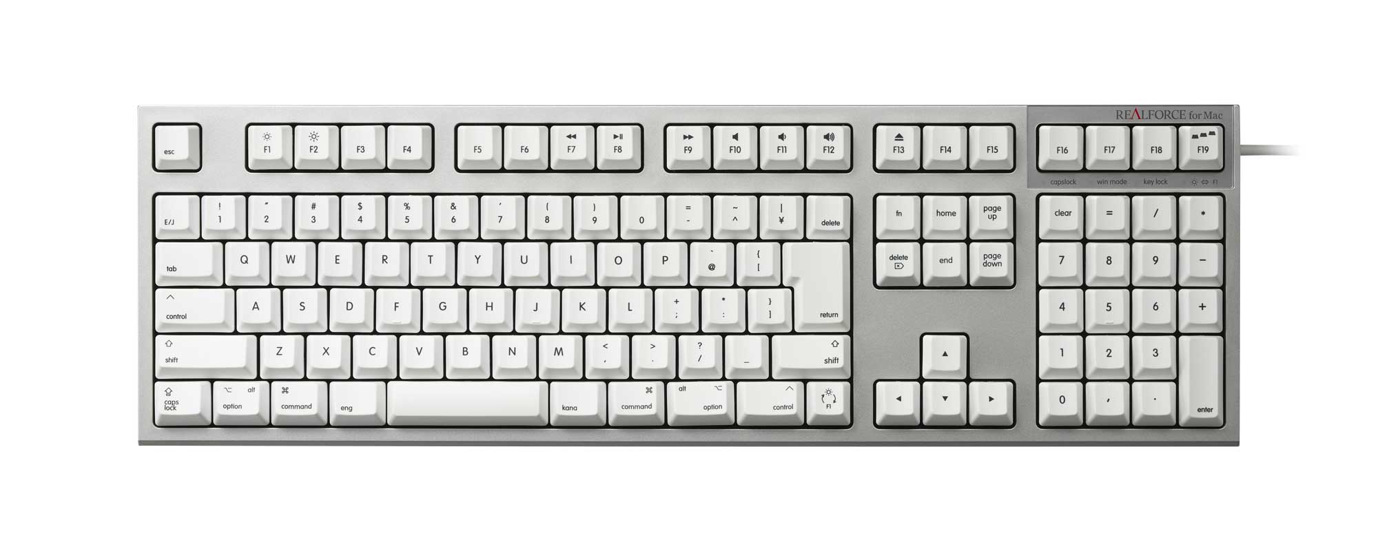 製品 : REALFORCE SA for Mac / R2SA-JP3M-WH | REALFORCE | 日本製