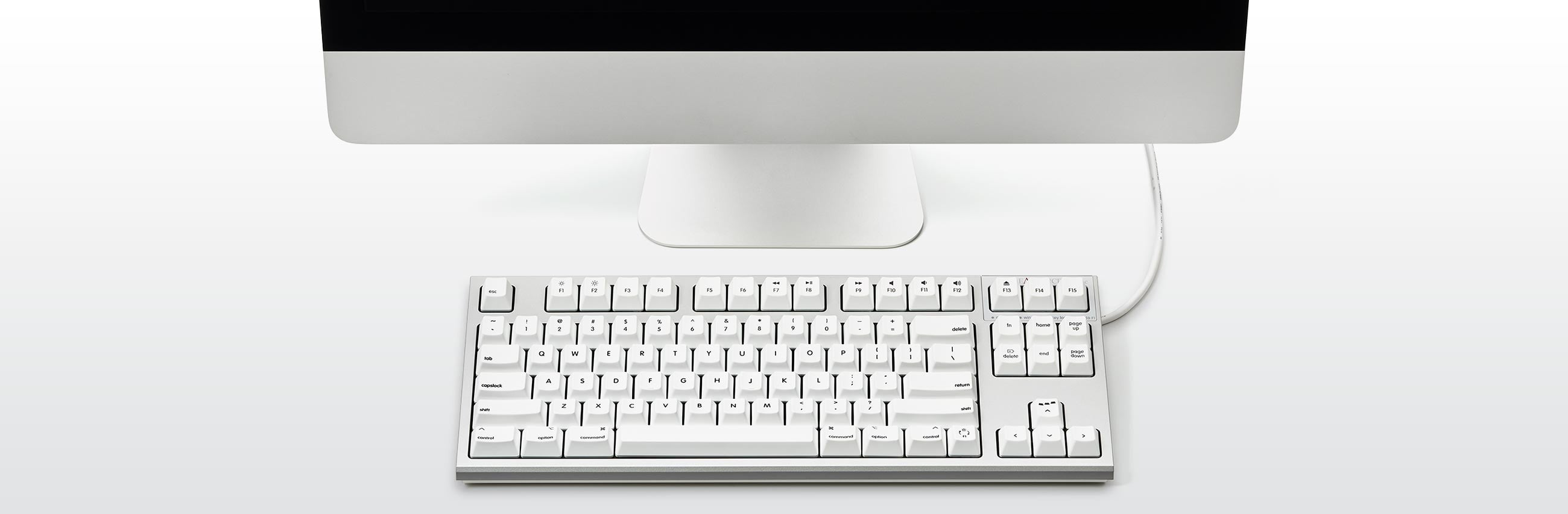 製品 : REALFORCE TKL for Mac / R2TL-USVM-WH | REALFORCE | 日本製