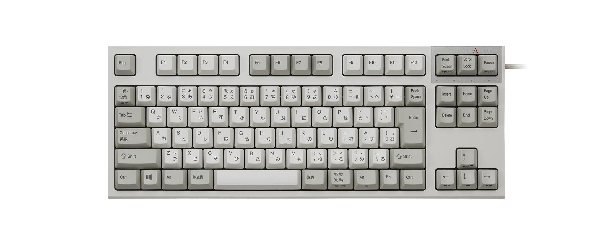製品 : REALFORCE TKL A / R2TLA-JPV-IV | REALFORCE | 日本製