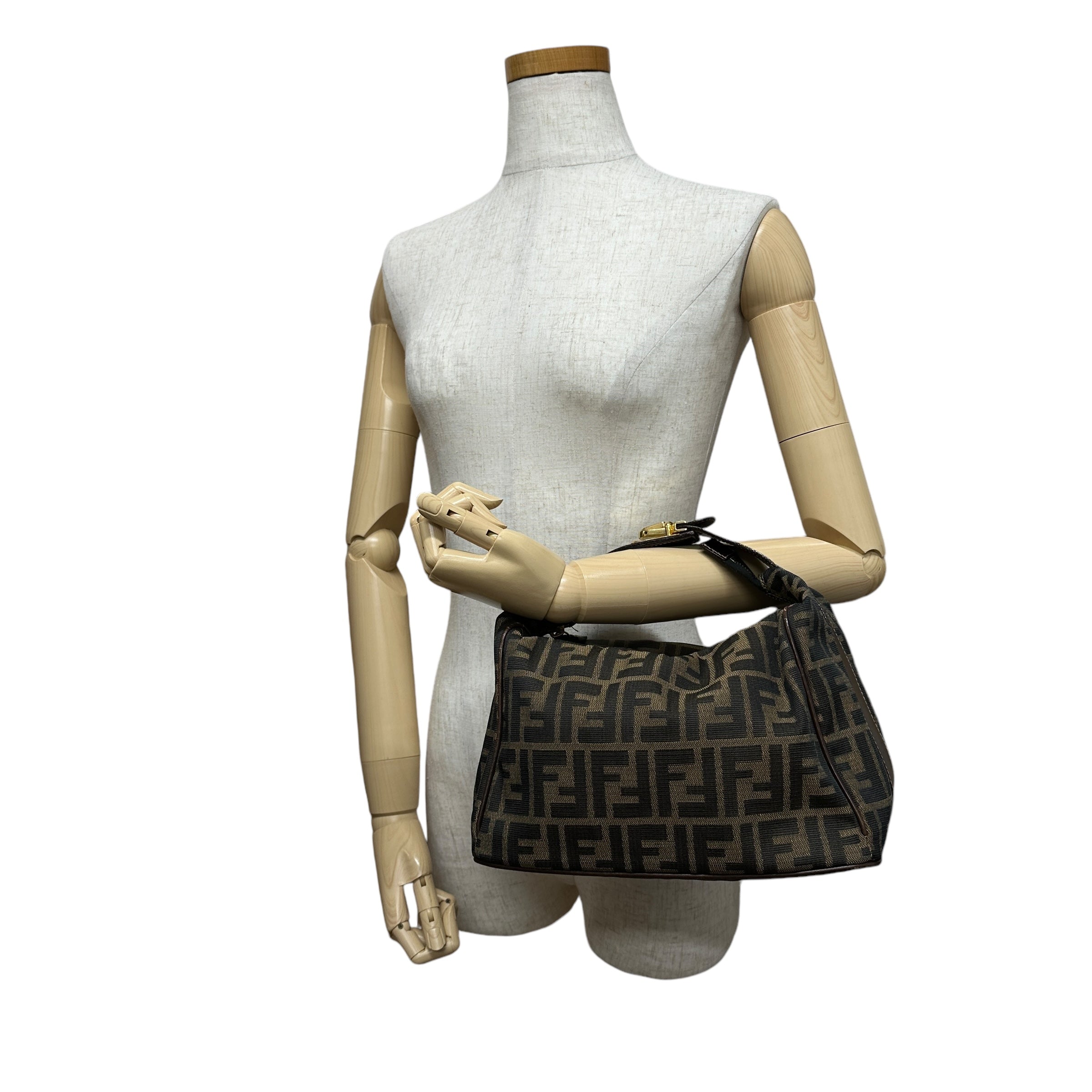 FENDI フェンディ ズッカ バニティバッグ