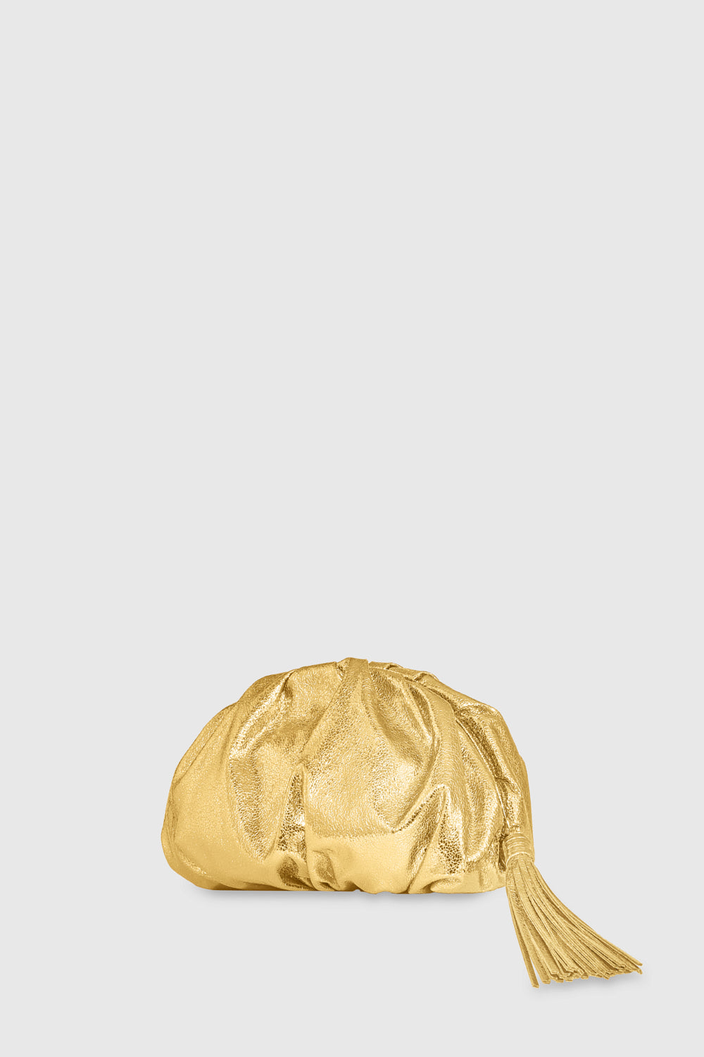 Ruched Clutch - Solid Gold - Rebecca Minkoff