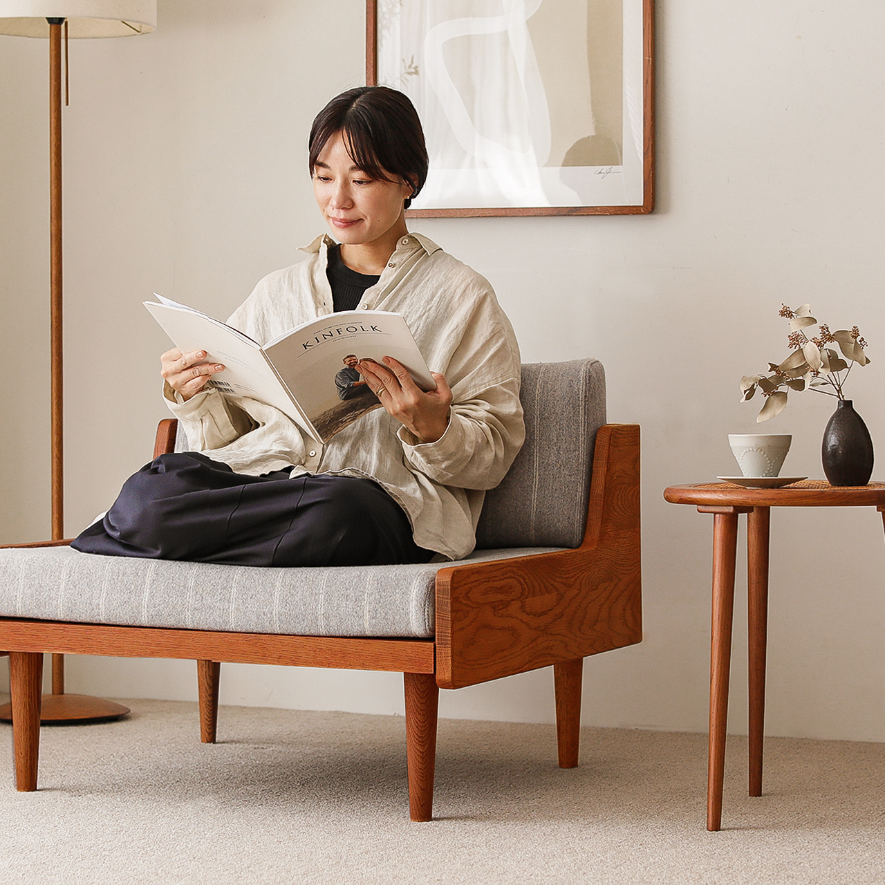 1人掛けソファー Lys ｜家具・インテリア通販 Re:CENO(リセノ)