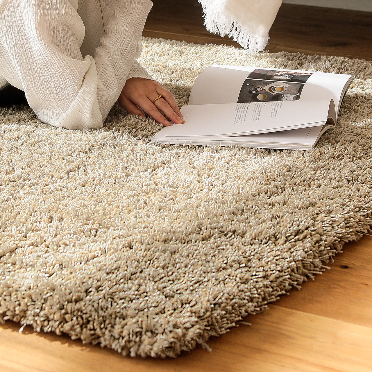 シャギーラグマット Lang ｜家具・インテリア通販 Re:CENO(リセノ)