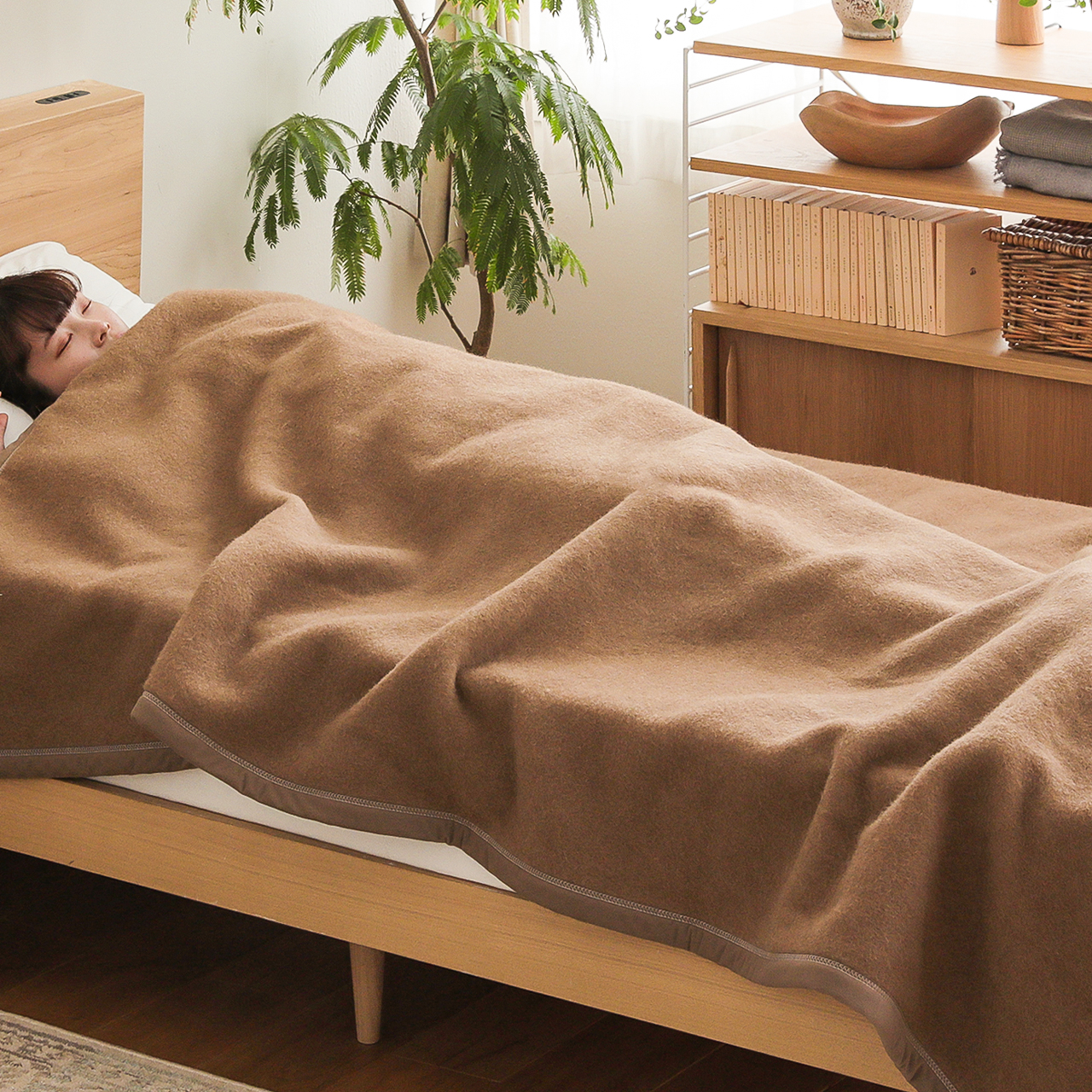 日本製キャメル100％ あったか毛布 ｜家具・インテリア通販 Re:CENO