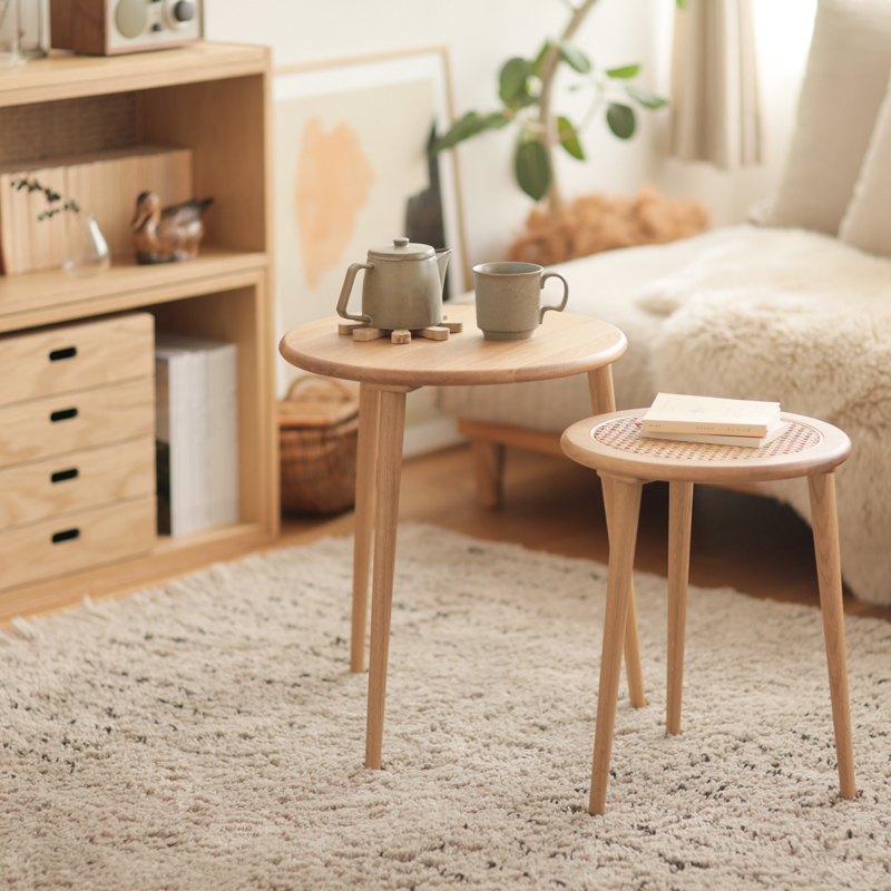 ネストテーブル RattanMix／NA ｜家具・インテリア通販 Re:CENO(リセノ)