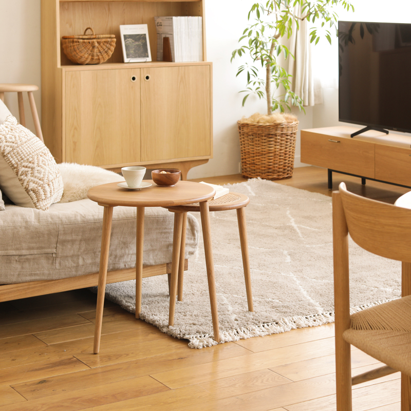 ネストテーブル RattanMix／NA ｜家具・インテリア通販 Re:CENO(リセノ)