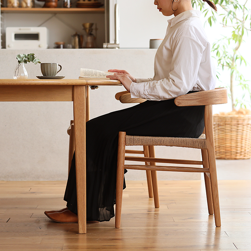 ダイニングチェア folk round arm ｜家具・インテリア通販 Re:CENO(リセノ)