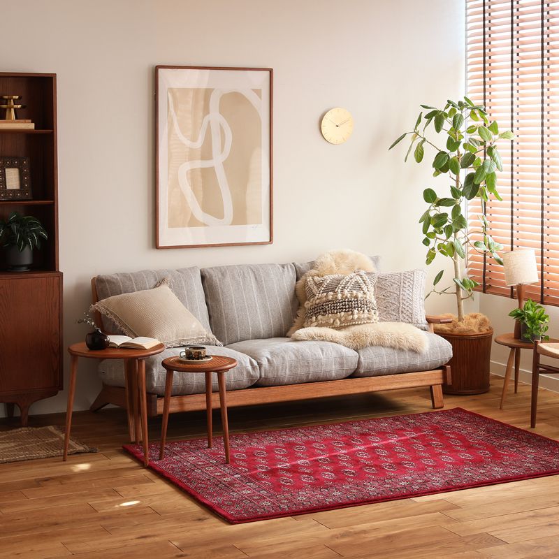 大判/シャビーレッドのヴィンテージトルコラグ No.733 トルコ産