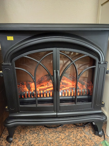 ニトリ ワイド暖炉型ファンヒーター 2017年製 BLT-999B-3-BK | 神奈川