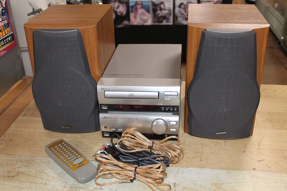 半田店 Victor システムコンポ CDプレーヤー XL-EX50 アンプ RX-EX50