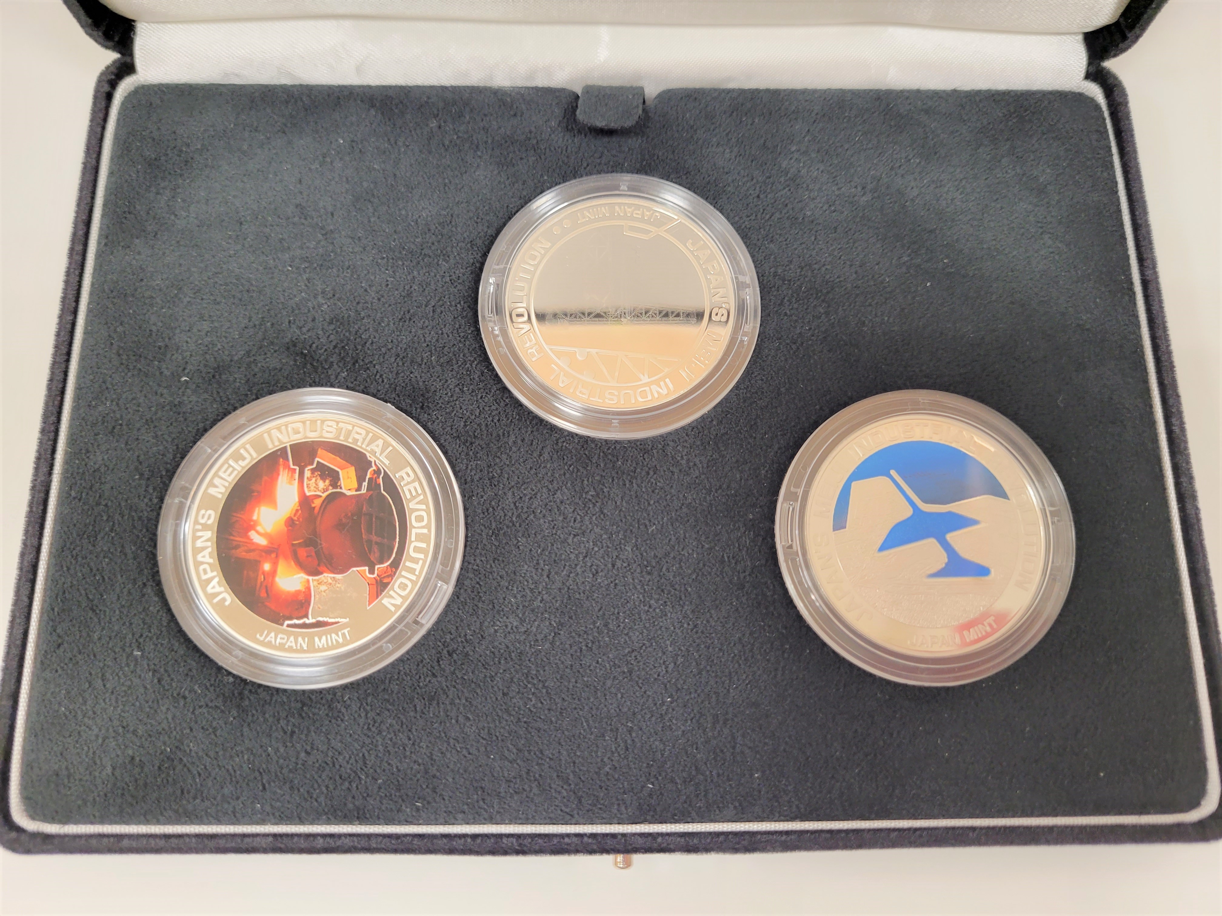 明治日本の産業革命遺産 プルーフメダル3点セットをお買取りしました