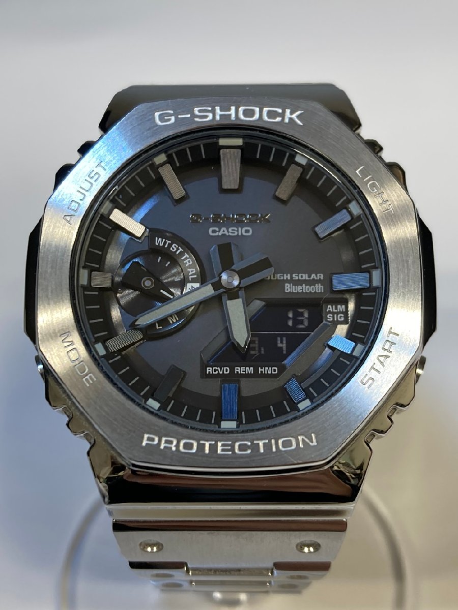 CASIO カシオ G-SHOCK フルメタル タフソーラー メンズ腕時計 GM