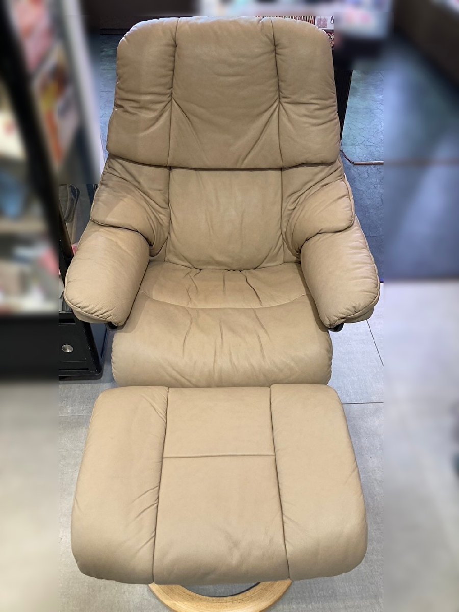 ◇EKORNES エコーネス ストレスレスチェア レノ オットマン付き