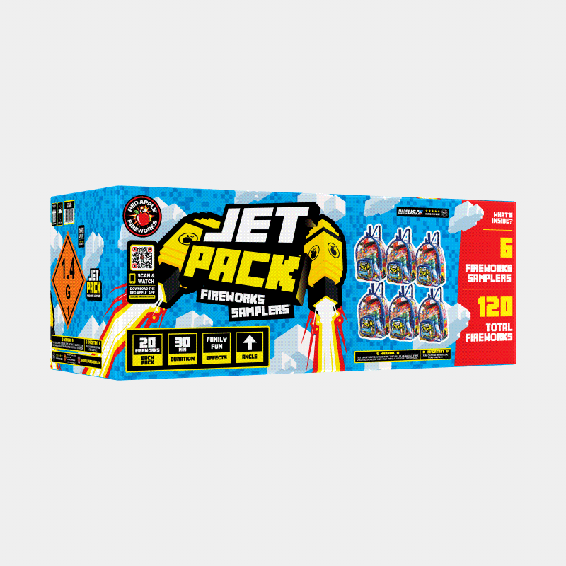 Buy Jet Pack™ Fireworks Samplers® Fireworks Online