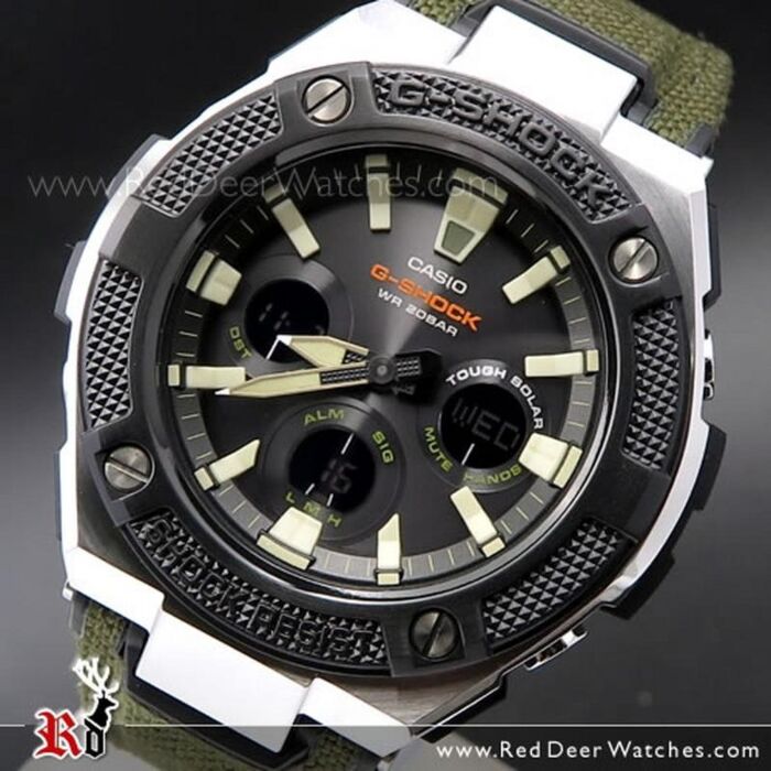 Casio G-Shock G-Steel Analog Digital Solar Watch GST-S330AC-3A