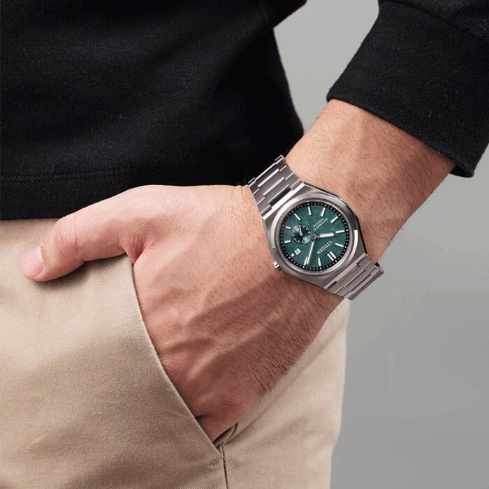 Citizen Automatic Small Seconds Sapphire Super Titanium Watch