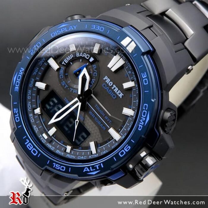 BUY Casio ProTrek Blue Moment Sapphire Solar Multiband 6 Titanium