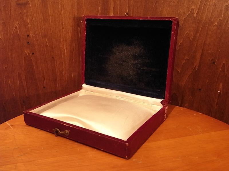 ベルベット宝石箱、アンティークジュエリーケース、宝石ディスプレイ